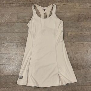 Revel Racerback Cream Tennis Dress Size Small